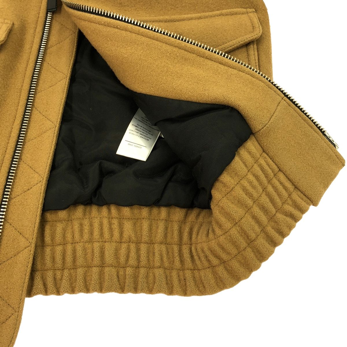 ami alexandre mattiussi アミ アレクサンドル マテュッシ 14AW Shearling Blouson ジップアップボンバージャケット H14OW14.18 キャメル XS ami alexandre mattiussi アミ アレクサンドル マテュッシ 14AW