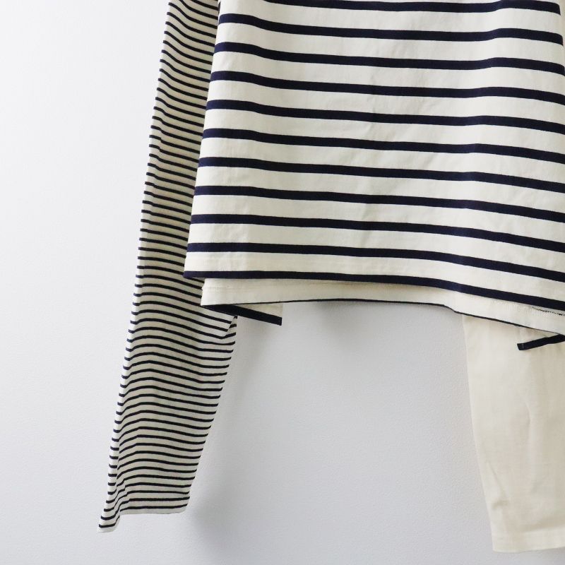 イロジカケ irojikake 2022AW The Striped T-Shirt ボーダーT