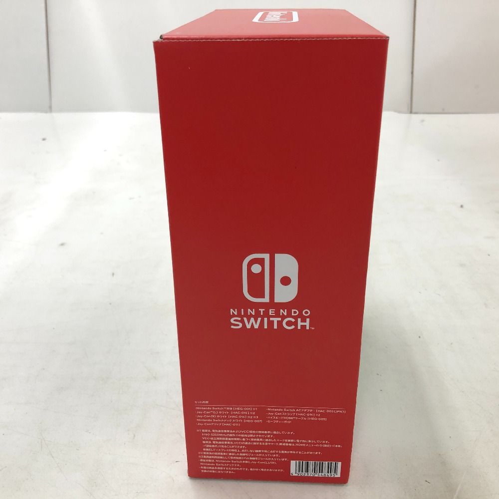 02w04096 Nintendo Switch 有機ELモデル ホワイト 本体セット ※未使用 