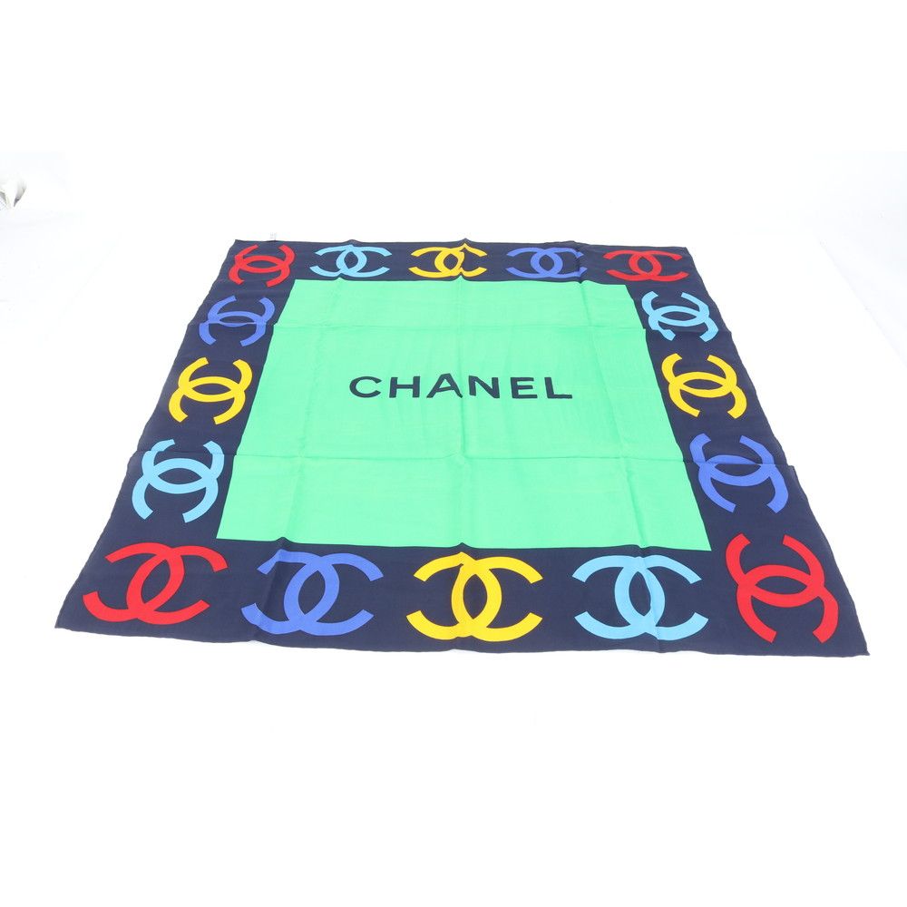高級 タグ付き シャネル ココマーク刺繍 カシミアシルク 大判ストール 楽天市場】CHANEL シャネル 大判ストール シルク カシミヤ