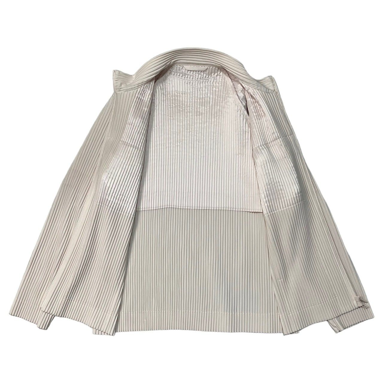 Homme Plissé Issey Miyake Unfold Pleated zip-up Jacket