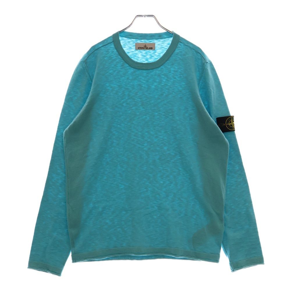 STONE ISLAND ニットカーディガン ブルー Mサイズ STONE ISLAND ライト