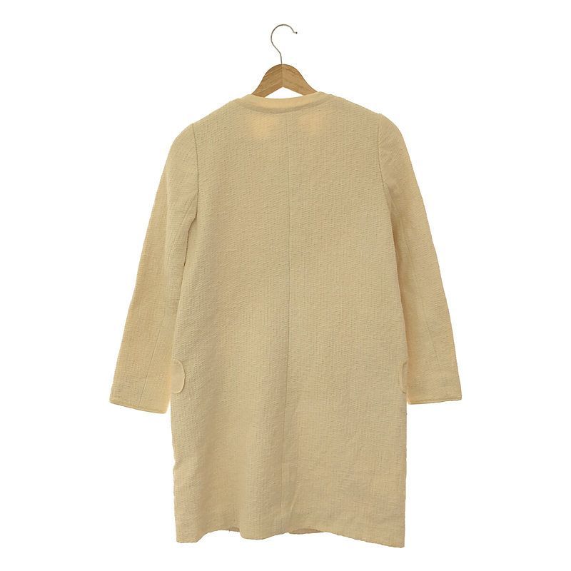 美品⭐︎Chloe クロエ　ジャケット　ノーカラージャケット　ウール　シルク Chloe / クロエ | シルク切替 ノーカラー ジャケット | 34