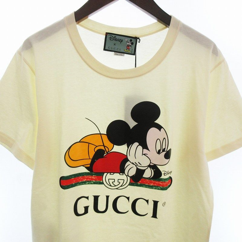 GUCCIディズニーTシャツ Gucci x Disney Oversized Logo-Print T-shirt Grey Men's - US