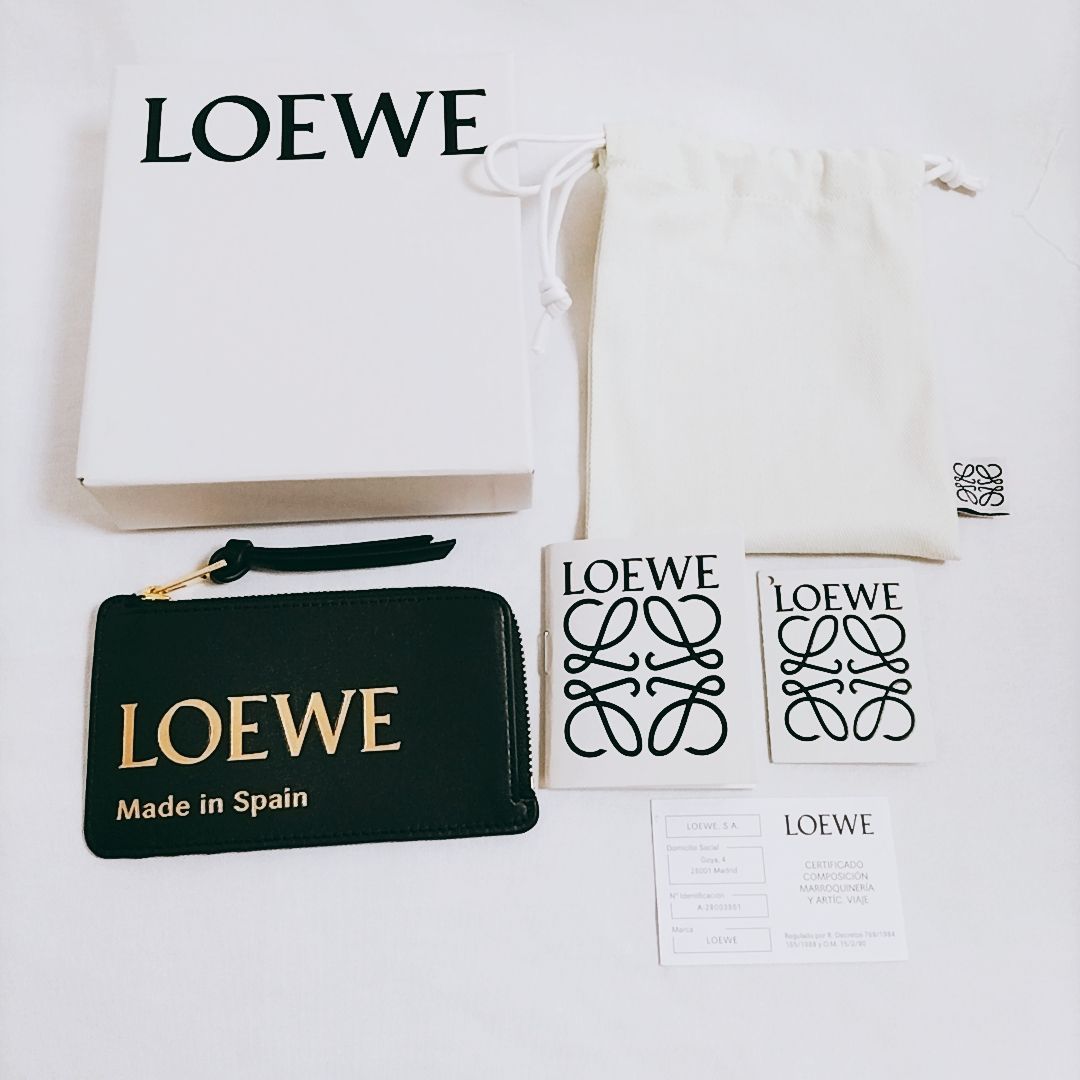 【未使用】LOEWE ロエベ コインカードホルダー LOEWE】ロエベ ノット コイン カードホルダー (LOEWE/カード