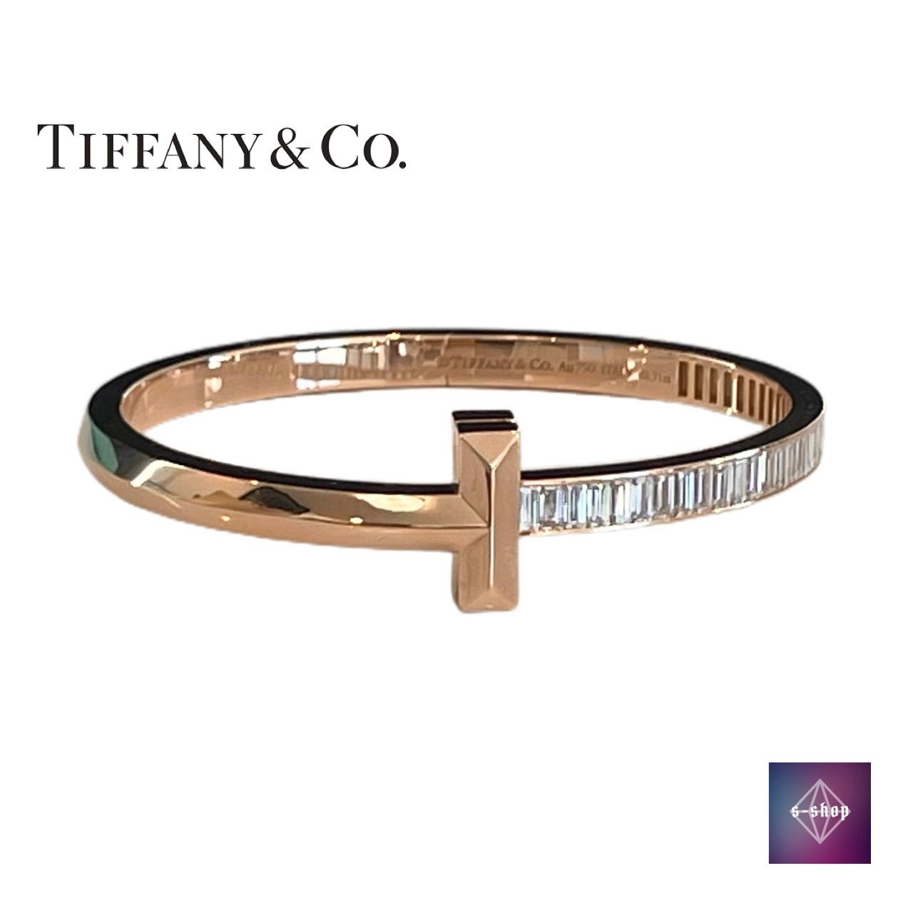 ティファニー TIFFANY&Co. ティファニー T ワイヤー ブレスレット 18K