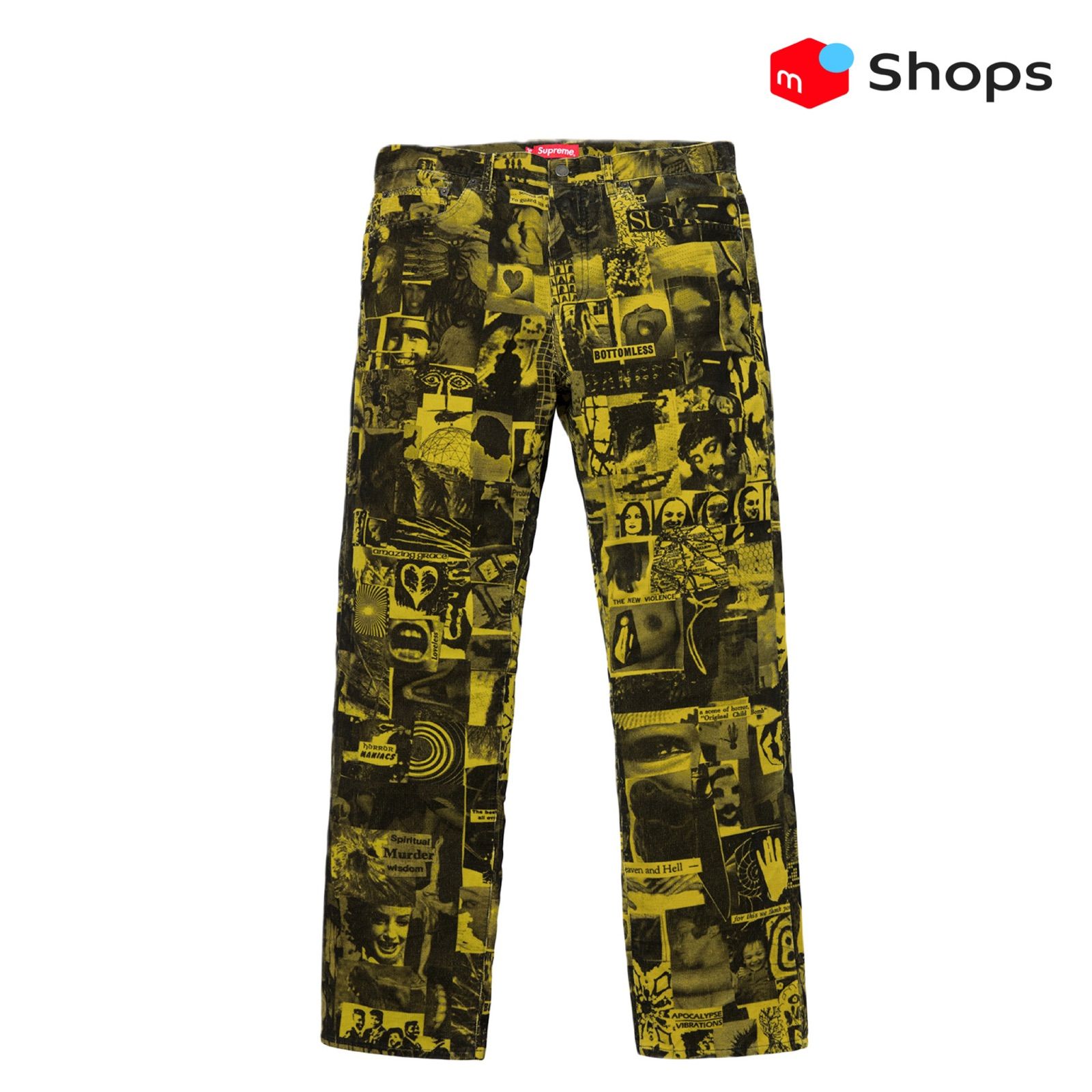 Supreme Vibrations Corduroy Pant Yellow - LandMart ランドマート