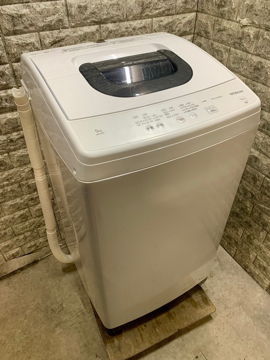 美品】大阪送料無料☆3か月保障付き☆洗濯機☆2022年☆日立☆5kg☆NW  