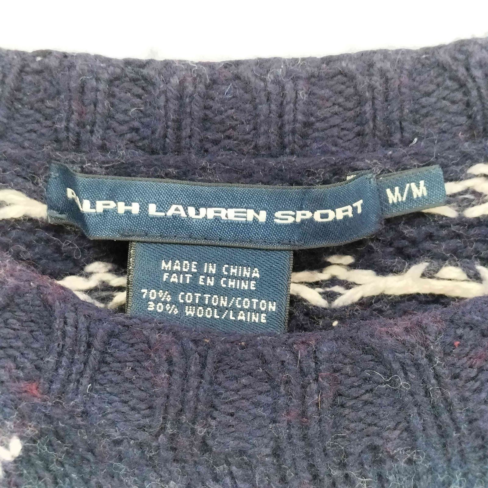 ラルフローレンスポーツ RALPH LAUREN SPORT ノルディック柄