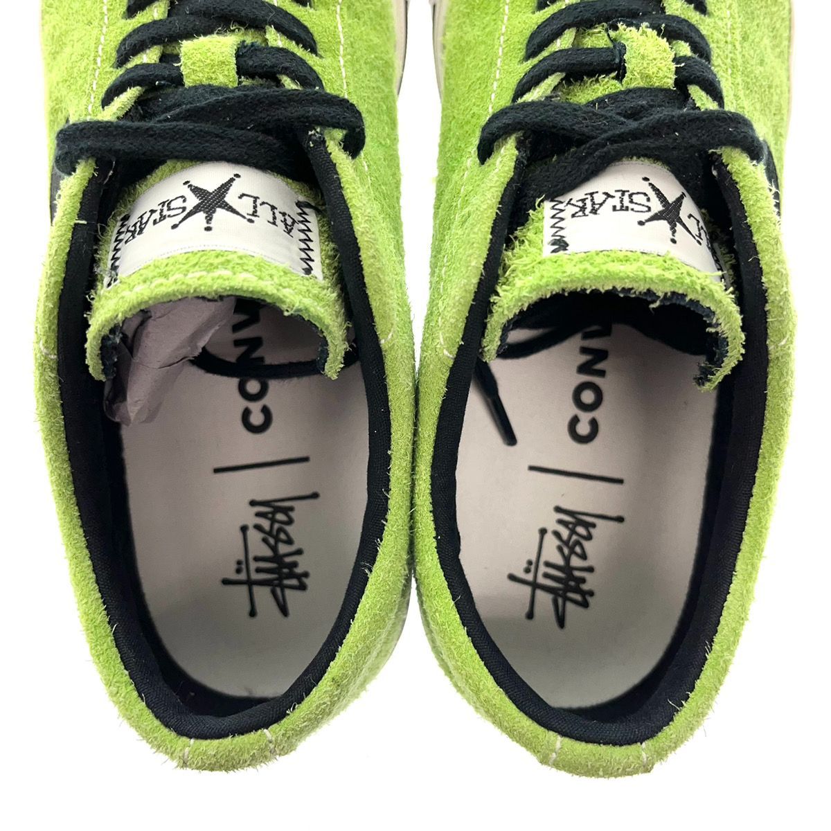コンバース CONVERSE STUSSY ONE STAR PRO OX GREEN FLASH ワンスター 