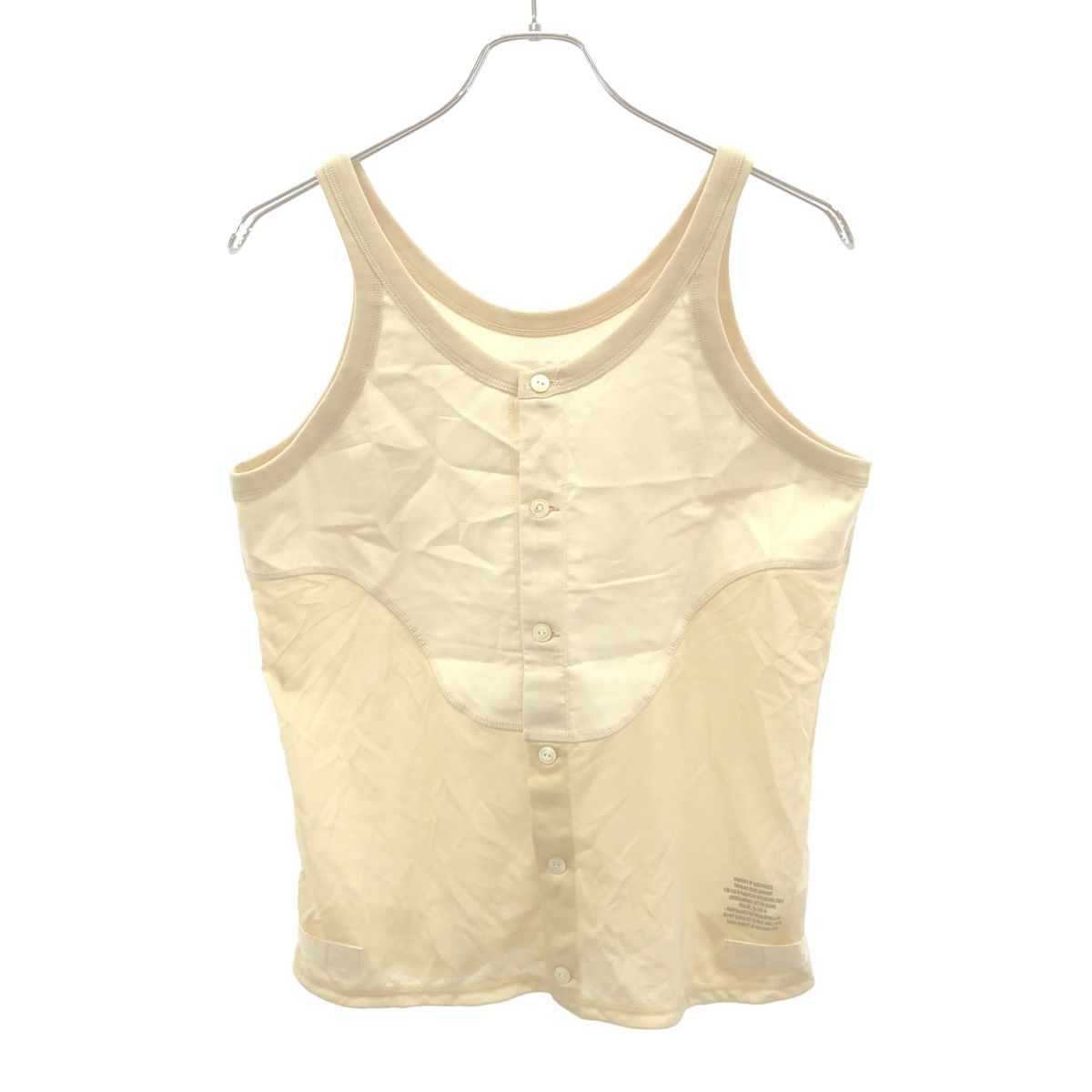 JOHN MASON SMITH ジョン メイソン スミス 25AW シアーデザインタンクトップ 25WCT-135L-FR ベージュ F