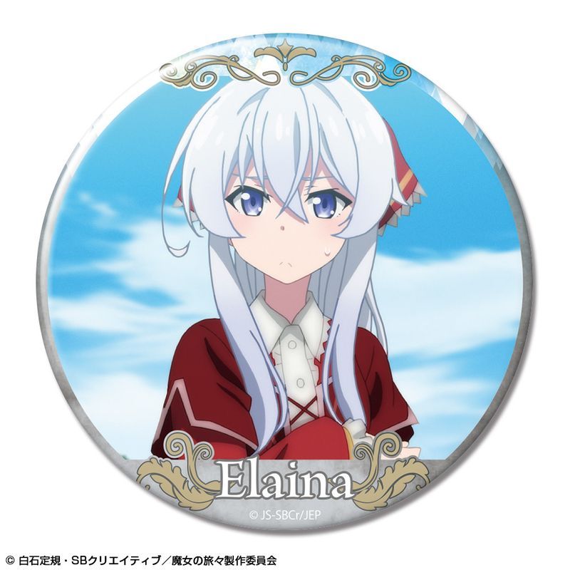 新品/公式】魔女の旅々_缶バッジ デザイン11（イレイナ/K） 公式