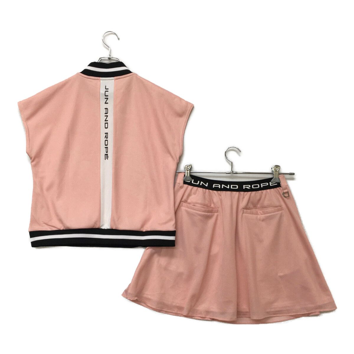 ゴルフ レディース ジュン＆ロペ JUN&ROPE セットアップ L ピンク 春夏