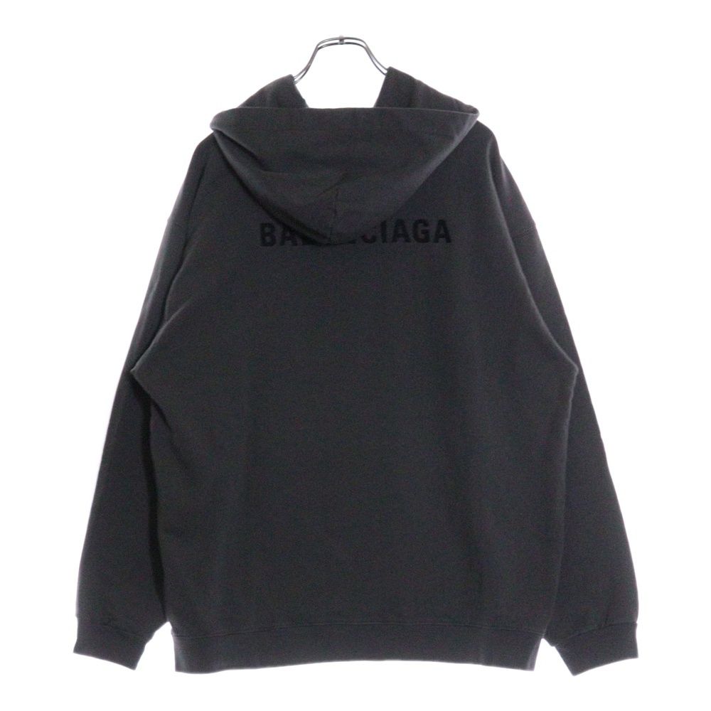 BALENCIAGA (バレンシアガ) フロントロゴ 刺繍 プルオーバー BALENCIAGA (バレンシアガ) フロントロゴ 刺繍 プルオーバー