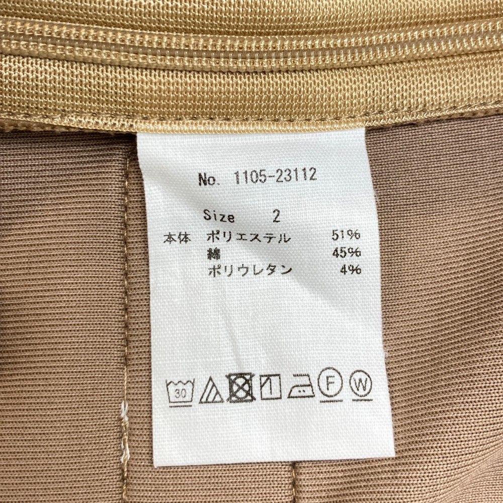 サイズ：2 CPG GOLF シーピージーゴルフ フレアパンツ ベージュ