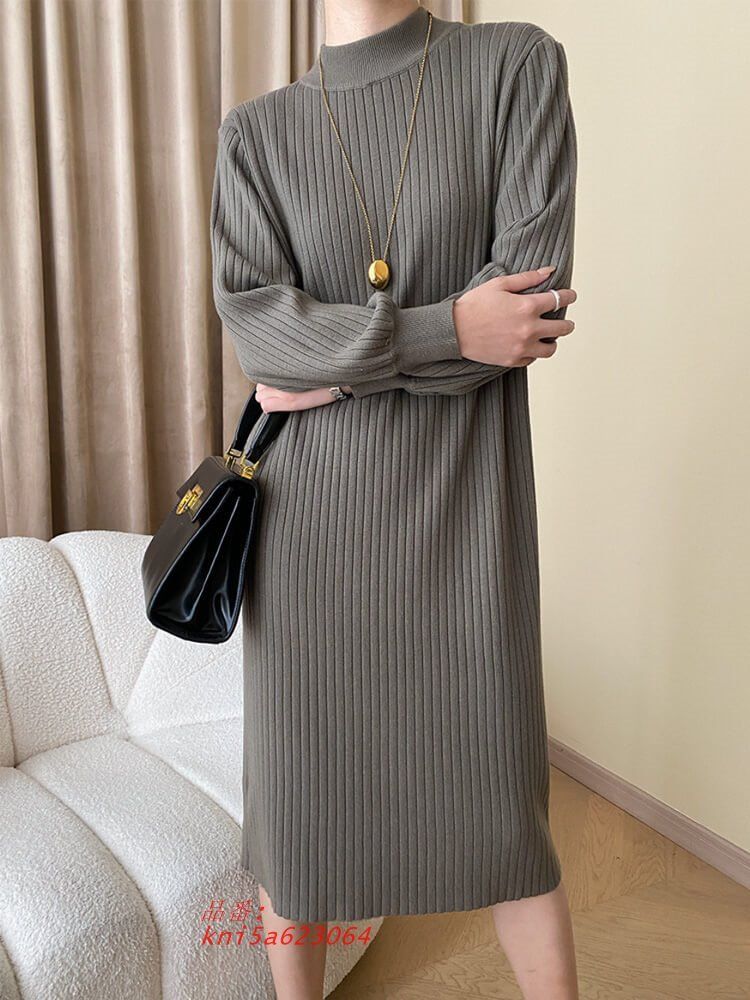 リブニット ひざ下