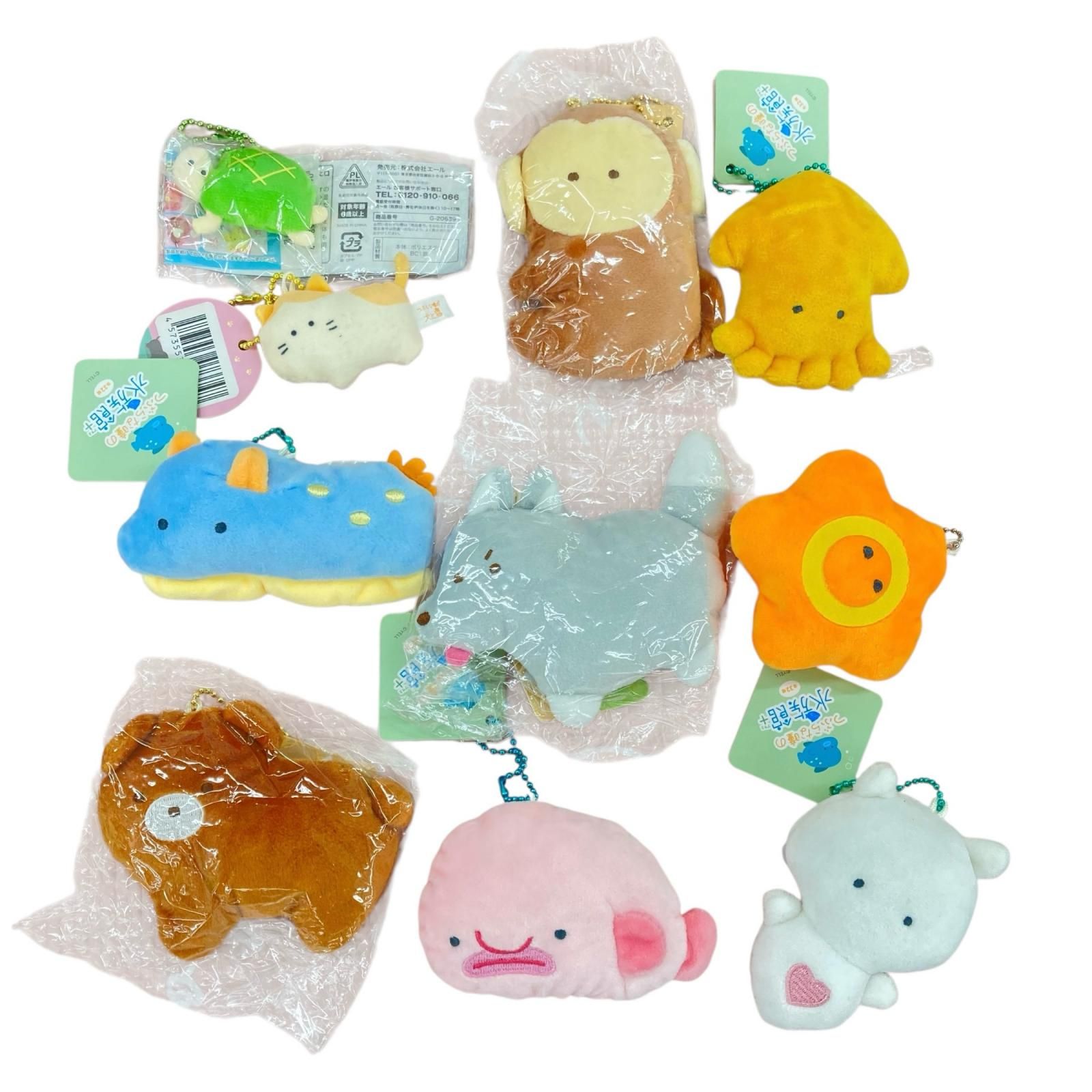 186001 現状品 大量 つぶらな瞳 ぷちマスコット 60点以上 まとめ売り