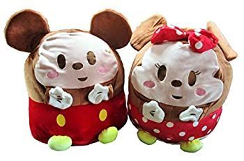 ミッキー＆ミニー　スペシャルぽってりもちもちぬいぐるみ　全2種セット ミッキー＆ミニー スペシャル ぽってり もちもち ぬいぐるみ