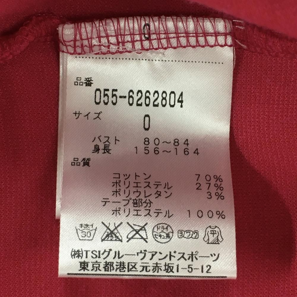 パーリーゲイツ ジャケット ピンク ベロア 袖ライン レディース 0 S ゴルフウェア PEARLY GATES LLC-HASEGAWATOSO_COM