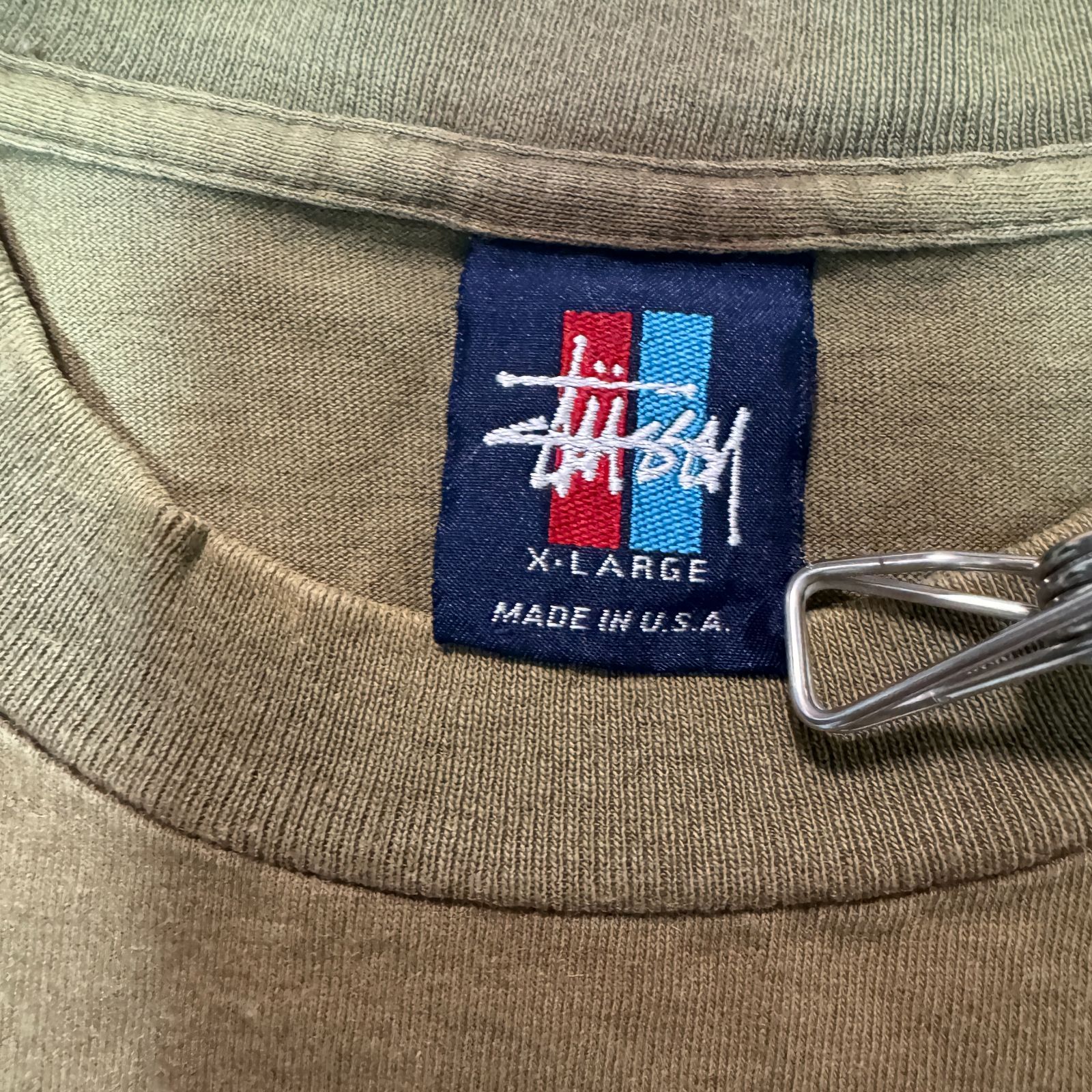 90s OLD STUSSY シャドーマン サックス ジャズマン Tシャツ XL