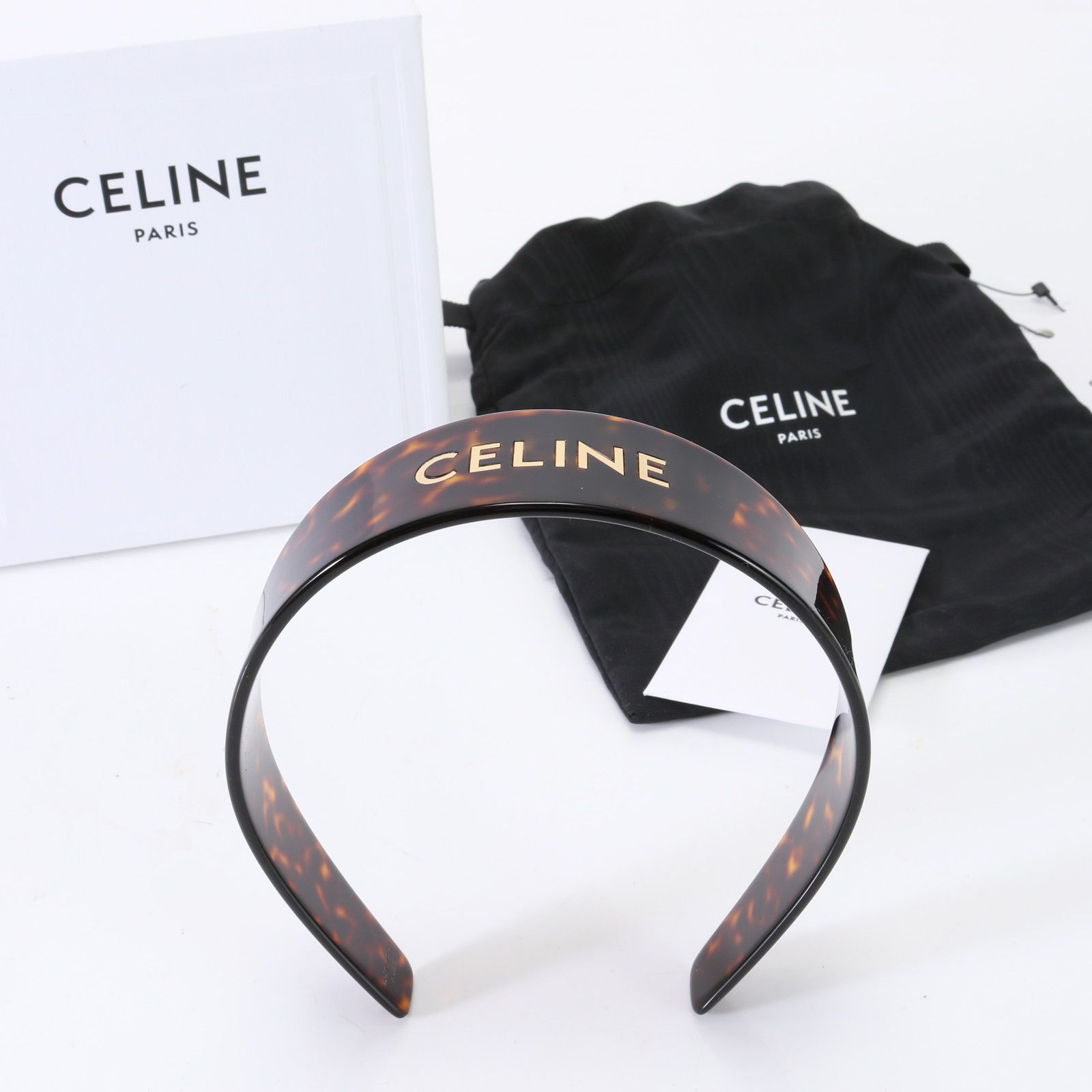 CELINE ヘッドバンド　ダークハバナ 46Y376CEA-19AG_1_WIN21.jpg