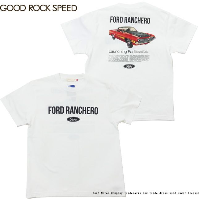 【GOOD ROCK SPEED】FORD RANCHEROプリントT ホワイト 楽天市場】送料無料（ゆうパケット）2025春夏新作 グッドロック