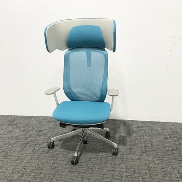 オカムラ シルフィー エクストラハイバック ブルー メッシュ オフィス