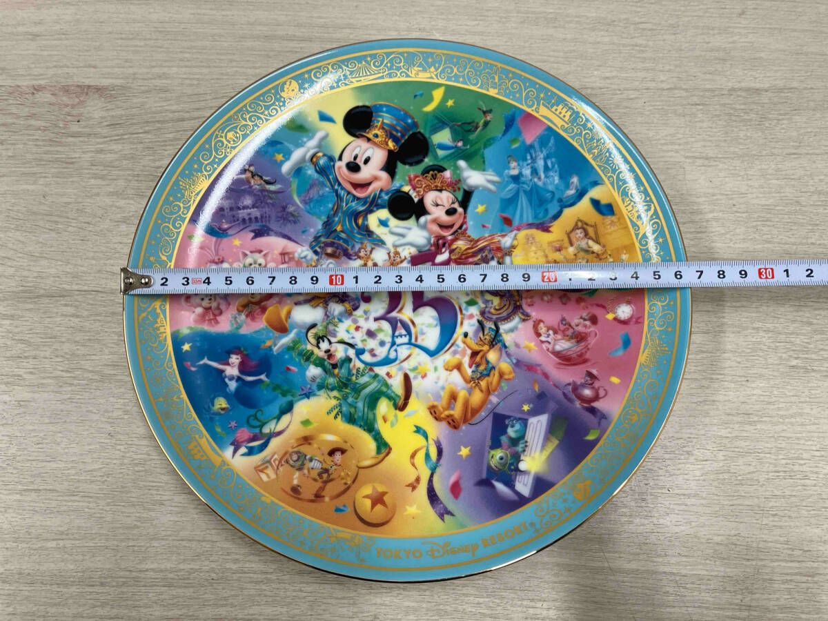 ディズニーランド 35周年 記念プレート お皿 スタンド付き 箱付き 装飾