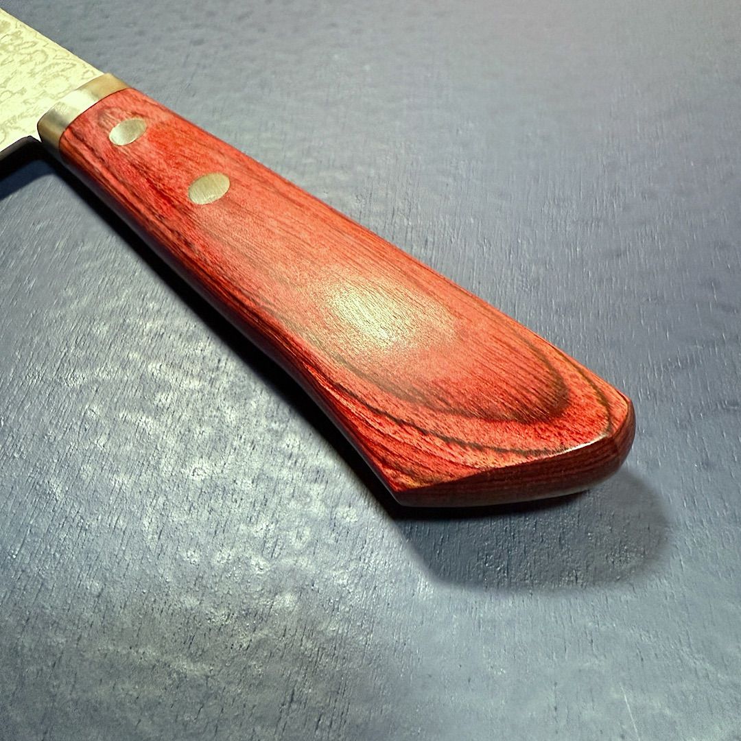 新品包丁18丁セット　増谷刃物　ダマスカス 積層×8 3層　三枚打ち×10 三徳包丁｜No.12｜VG10ステンレス 積層 口金有 スコッチ | 越前