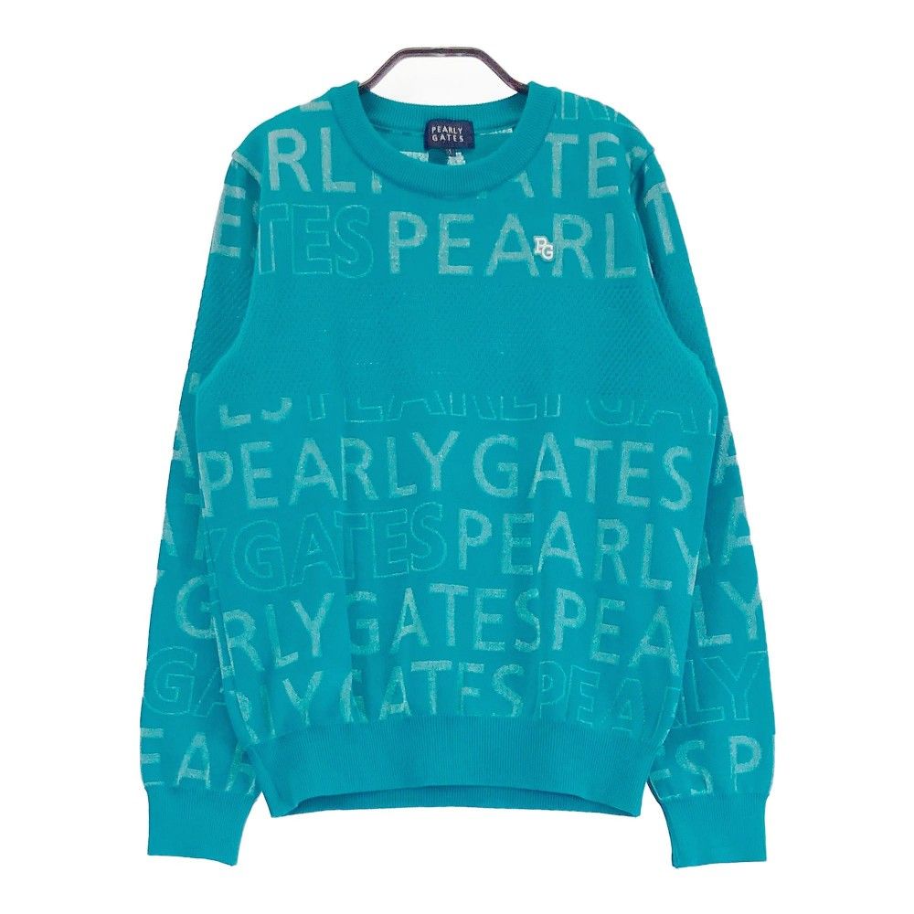 サイズ 1 PEARLY GATES パーリーゲイツ 2025年 ニット セーター ブルー系 240101437533 ゴルフウェア レディース ストスト