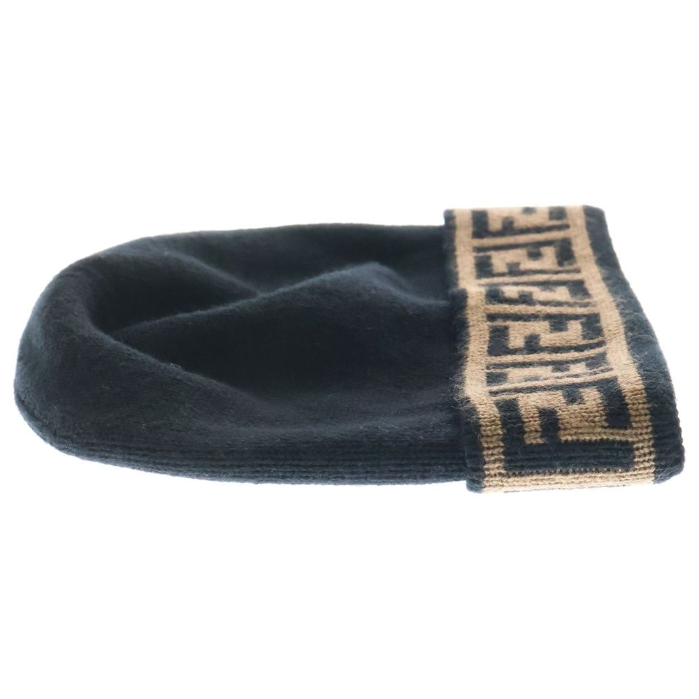FENDI (フェンディ) ズッカ柄 ウール ニットキャップ ビーニー