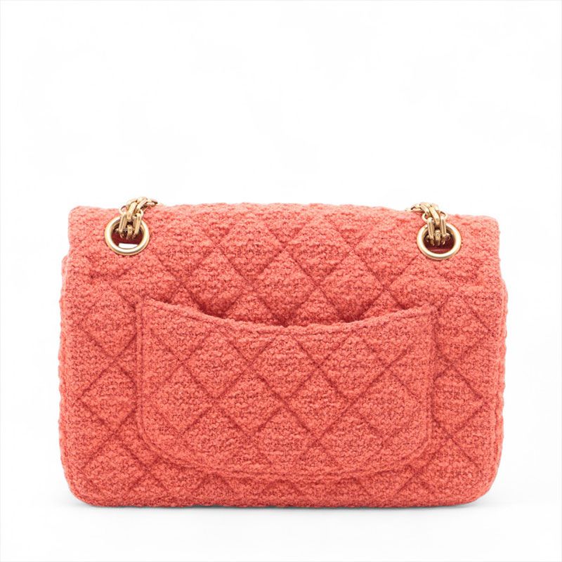 CHANEL シャネル 2.55 ツイード チェーンショルダーバッグ CHANEL 2.55 チェーン ショルダー バッグ ツイード ピンク