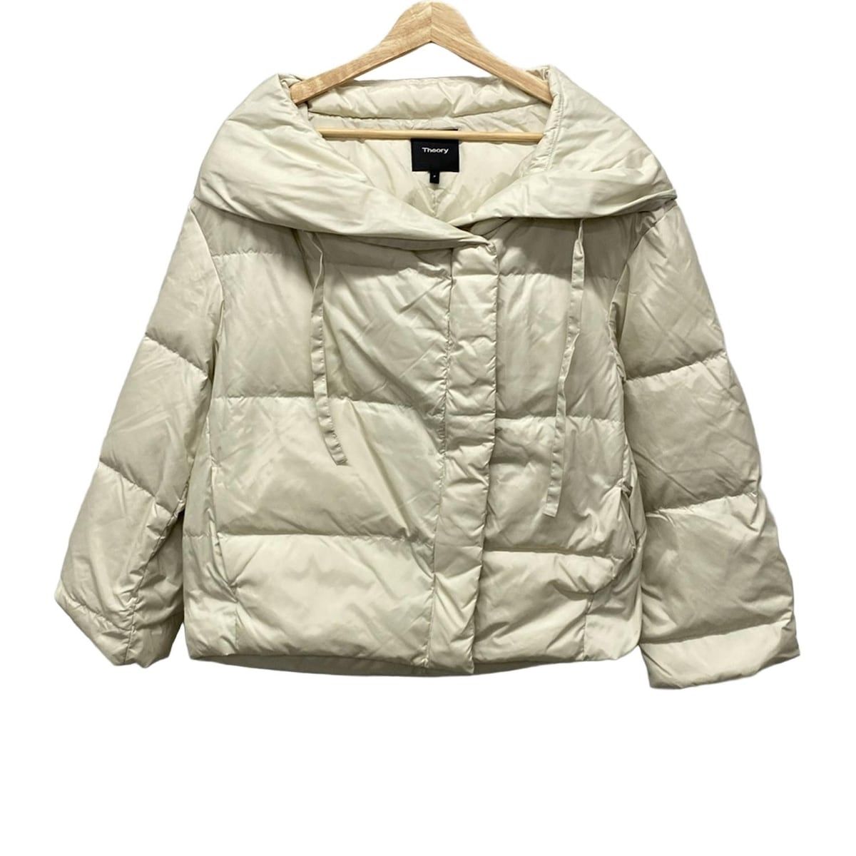 theory(セオリー) ダウンコート サイズP M レディース - 黒 長袖/冬