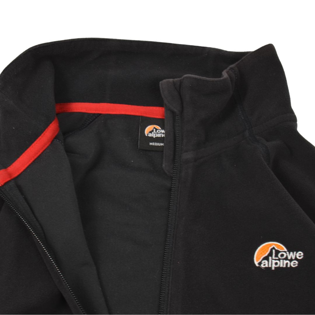 USED】 Lowe alpine ロウアルパイン フリースジャケット 黒