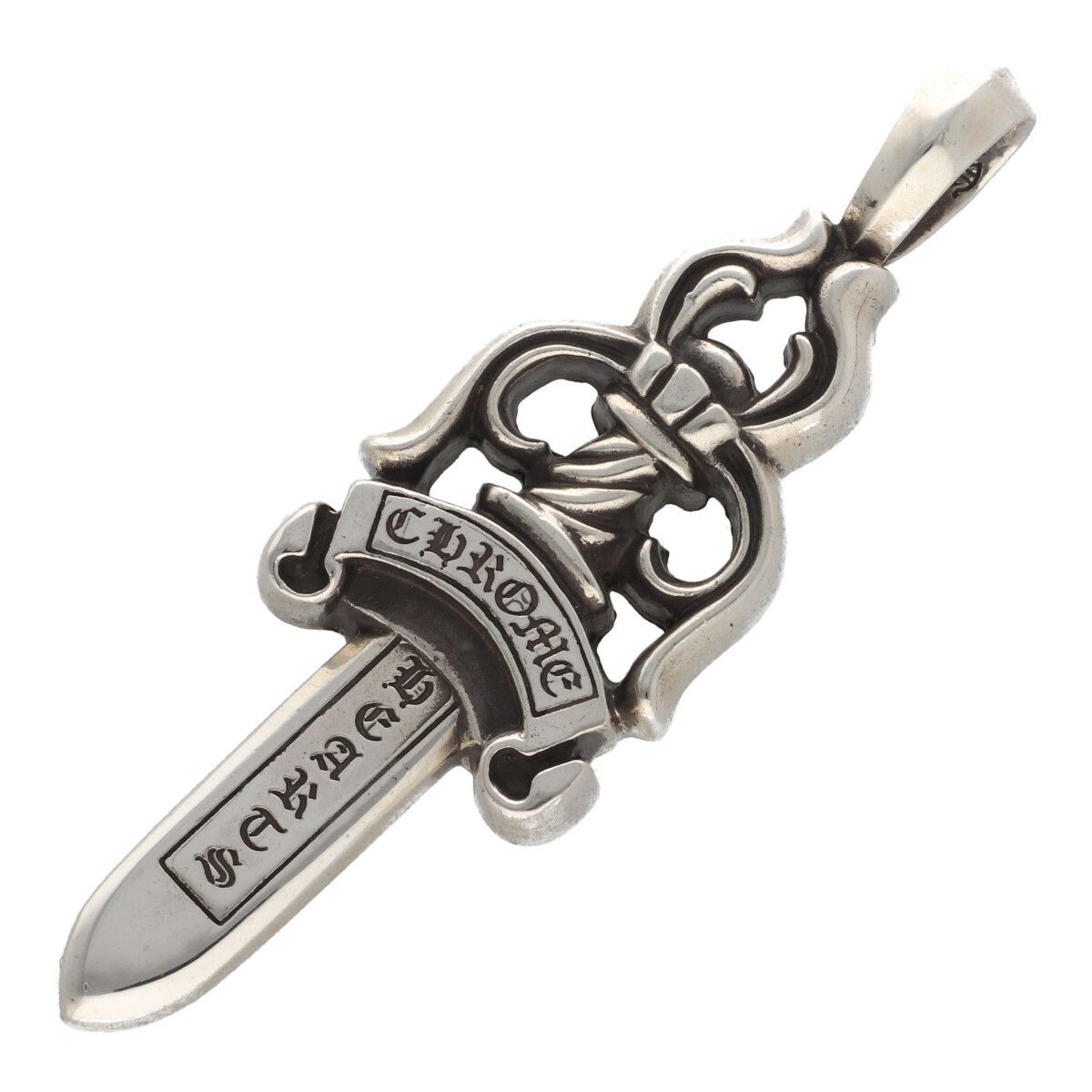 CHROME HEARTS クロムハーツ ラージダガー SV925 シルバー ネックレス ペンダント トップ チャーム 25010759 RS