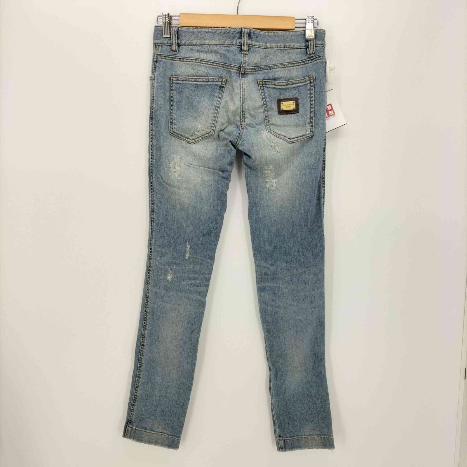 メンズ DOLCE&GABBANA デニムパンツ SLIM イタリア製 ダメージデニム