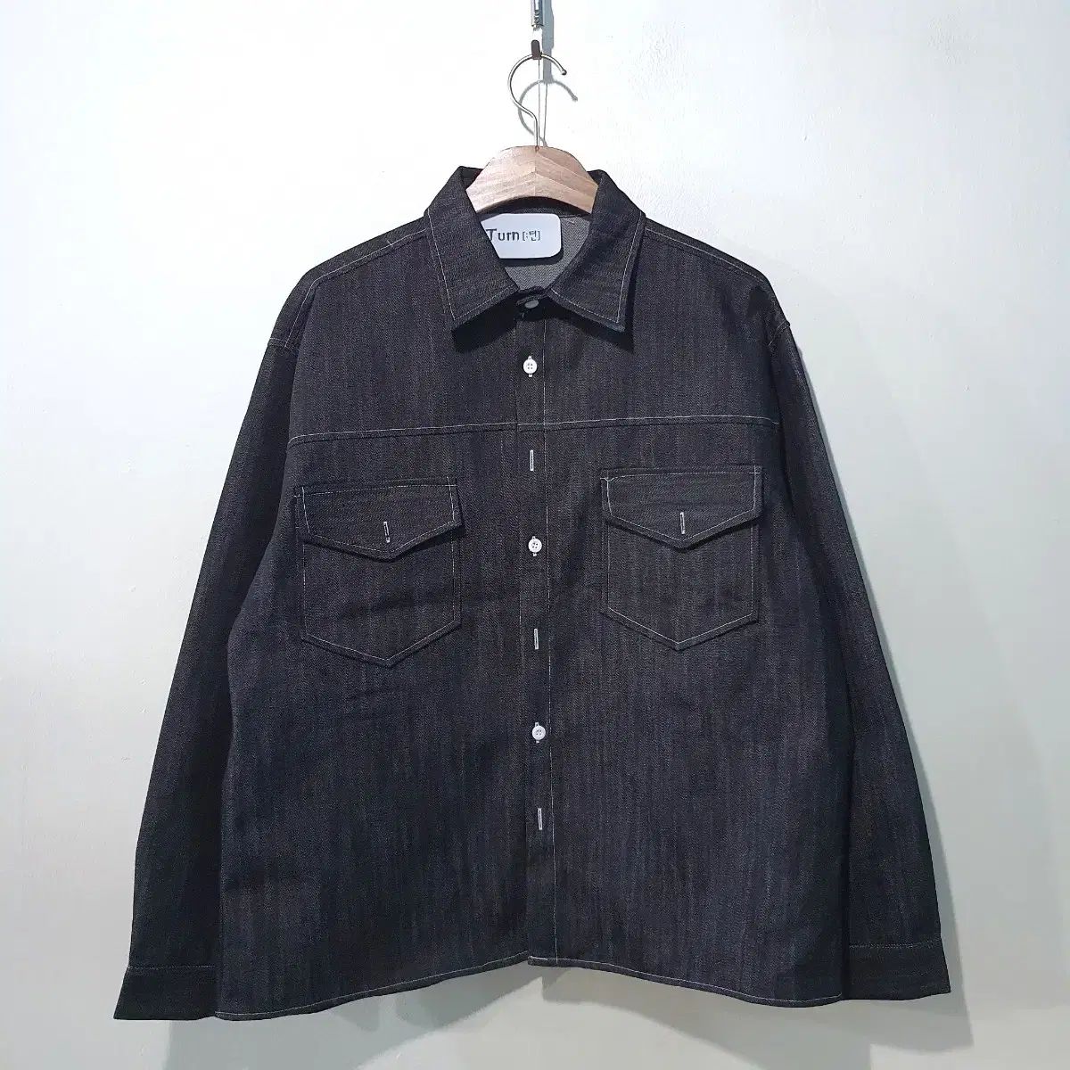 SS (新規) ステッチ ウエストン デニムシャツ 3color