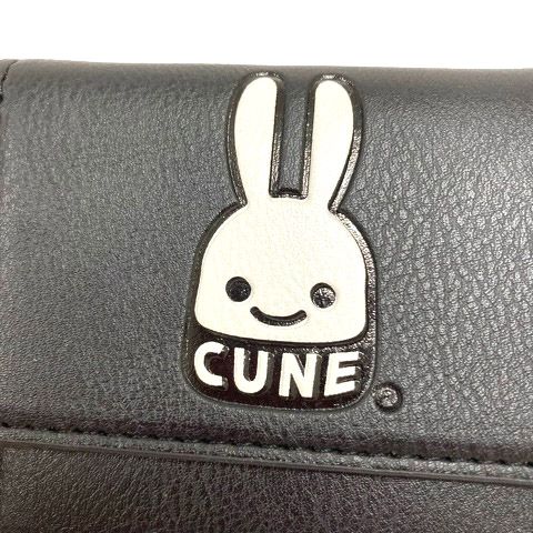 CUNE レザー三つ折り財布 コンパクトウォレット キューン