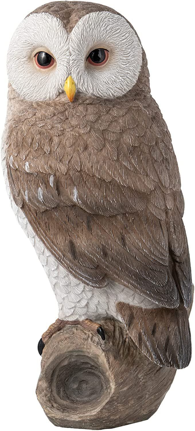 フクロウ 梟屋外彫像 ガーデン装飾 屋内デスク 卓上 コレクション置物 アート彫刻(輸入品
