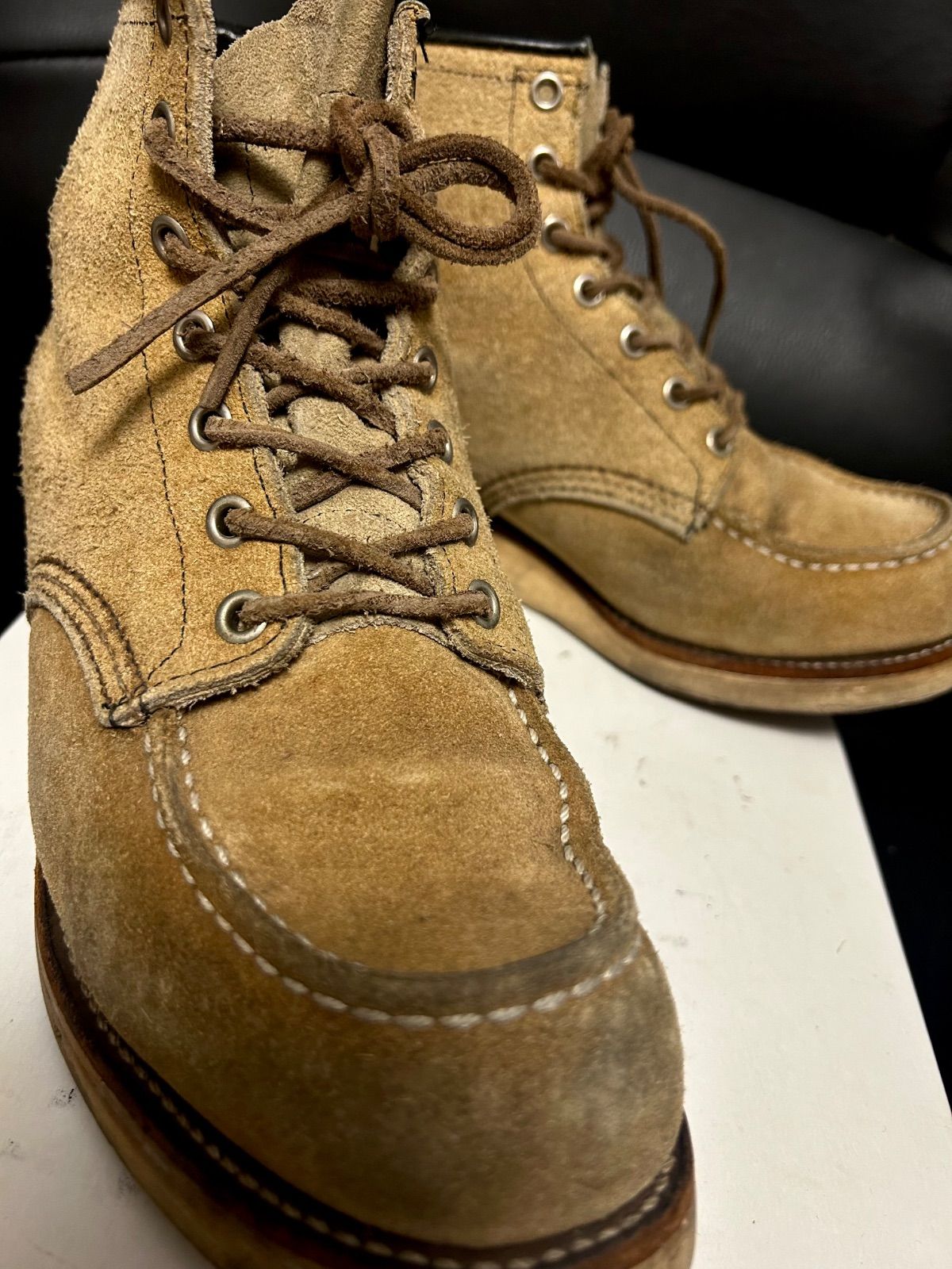 90年代初期RED WING人気品番Moc-toe#8173 ROUGHOUT - メルカリ