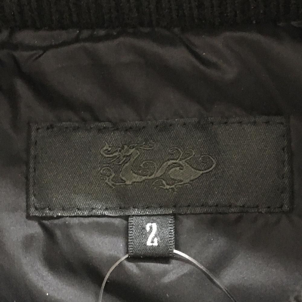 超 ダンスウィズドラゴン 異素材切替ベスト 黒 ボア エナメル 後ろ身頃裏起毛 レディース 2 M ゴルフウェア Dance With Dragon LLC-HASEGAWATOSO_COM