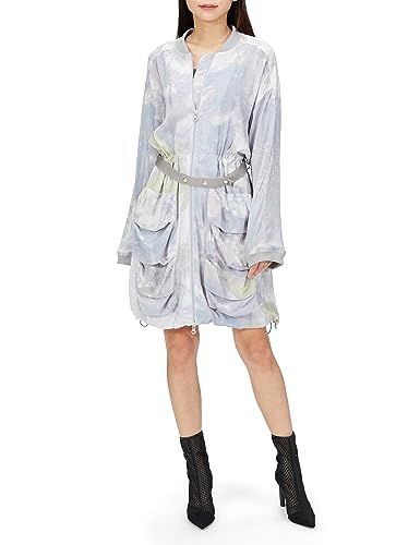 Diesel ディーゼル レディース ワンピース ジップアップ ドレス 36 ホワイト 195 A