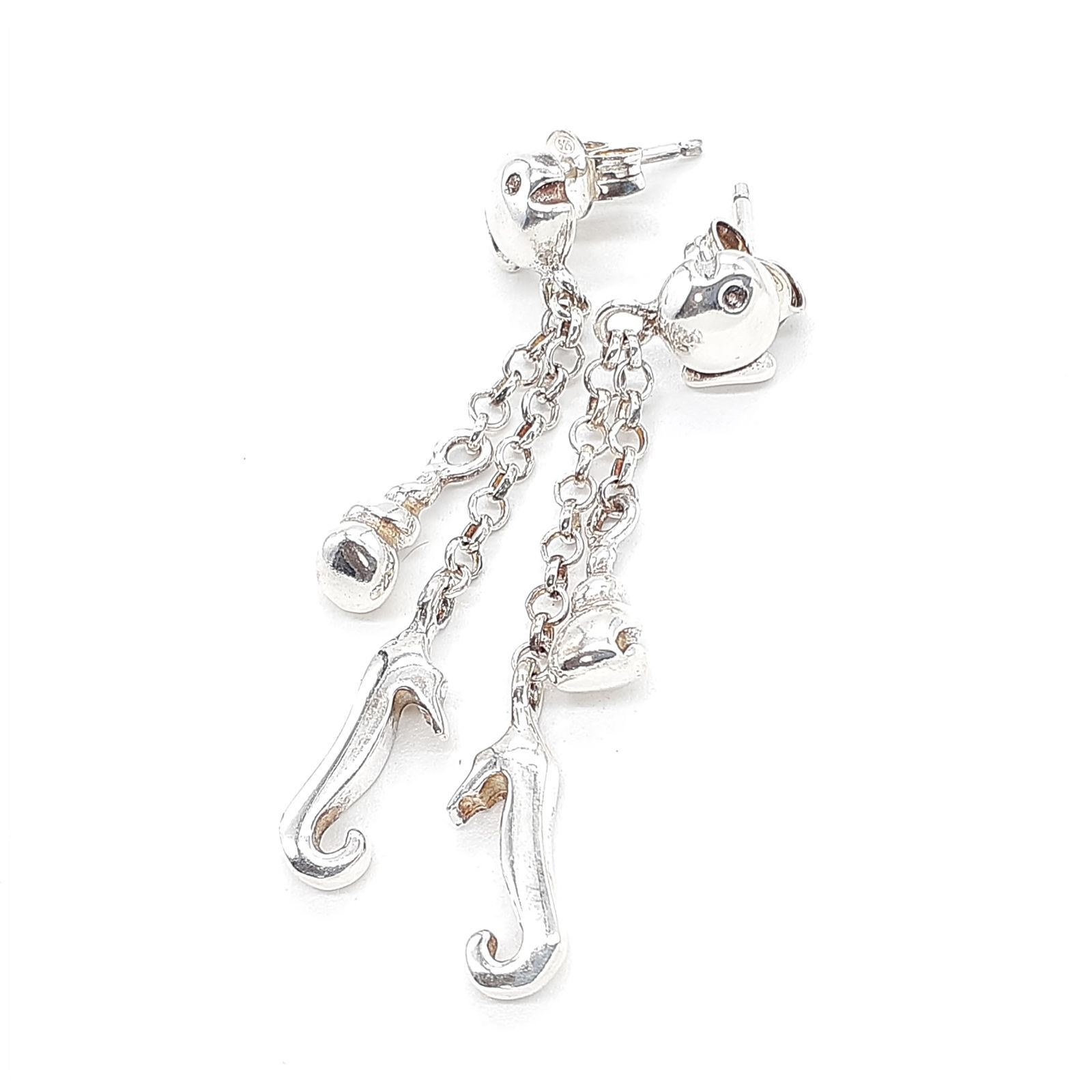 Clio blue クリオブルー ピアス シルバー SILVER 925 魚