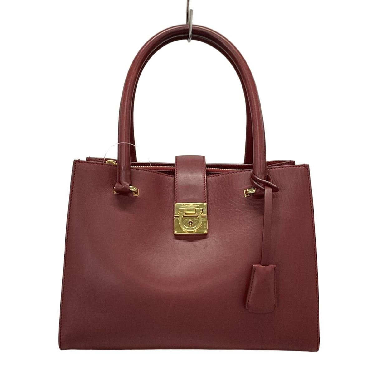 FERRAGAMO|SalvatoreFerragamo サルバトーレフェラガモ ハンドバッグ ジュリエット|ガンチーニ 21D658 ボルドー レザー
