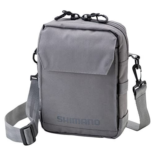 グレー シマノSHIMANO ミニショルダーバッグ グレー BS-026U - ☆OPEN