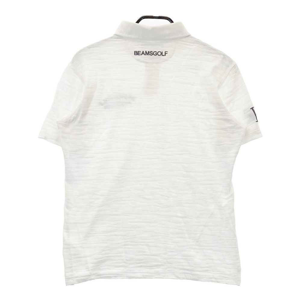 サイズ：M BEAMS GOLF ビームスゴルフ 半袖ポロシャツ ブルー系