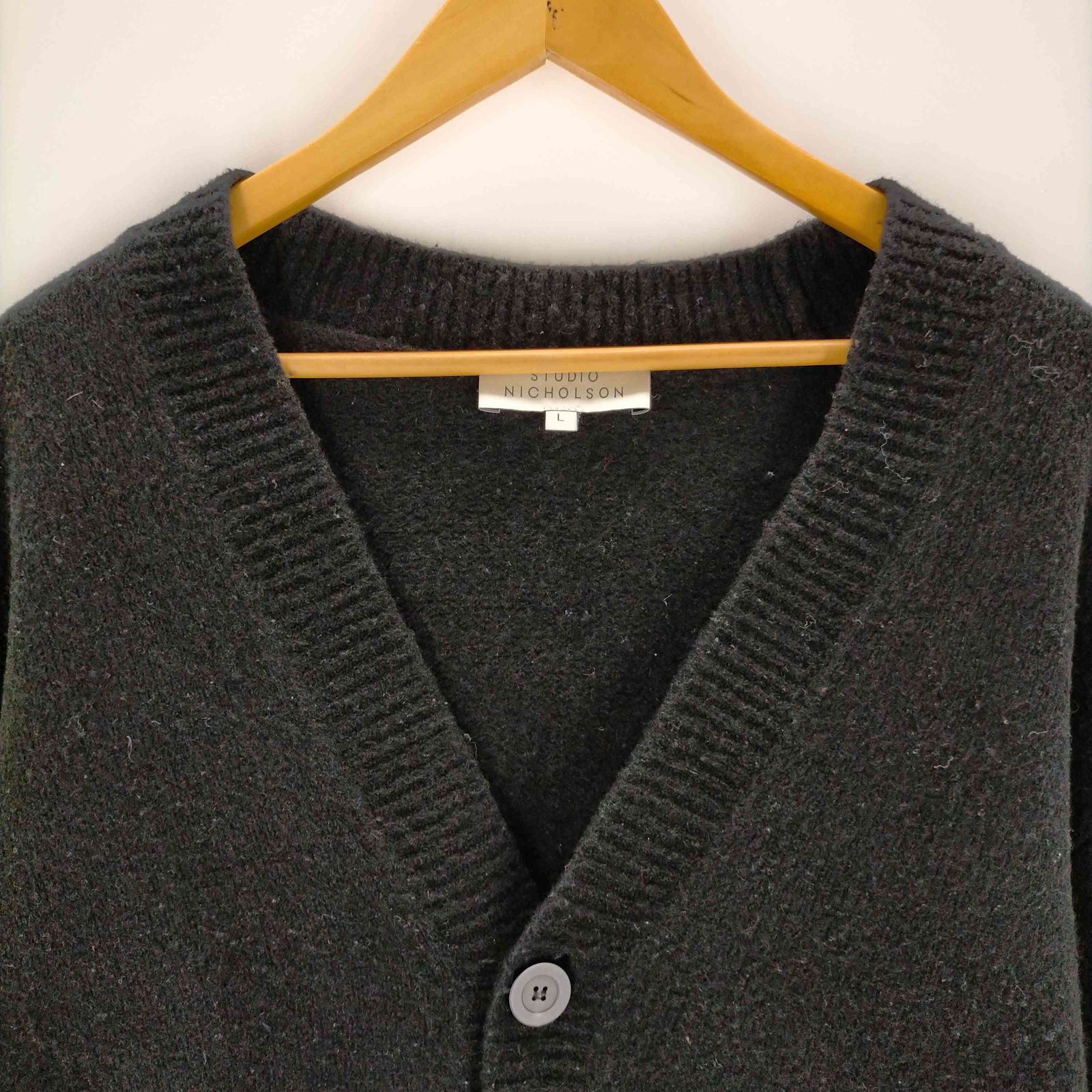 スタジオニコルソン STUDIO NICHOLSON FELLI WASHED WOOL POLY CARDIGAN メンズ JPN：L - メルカリ