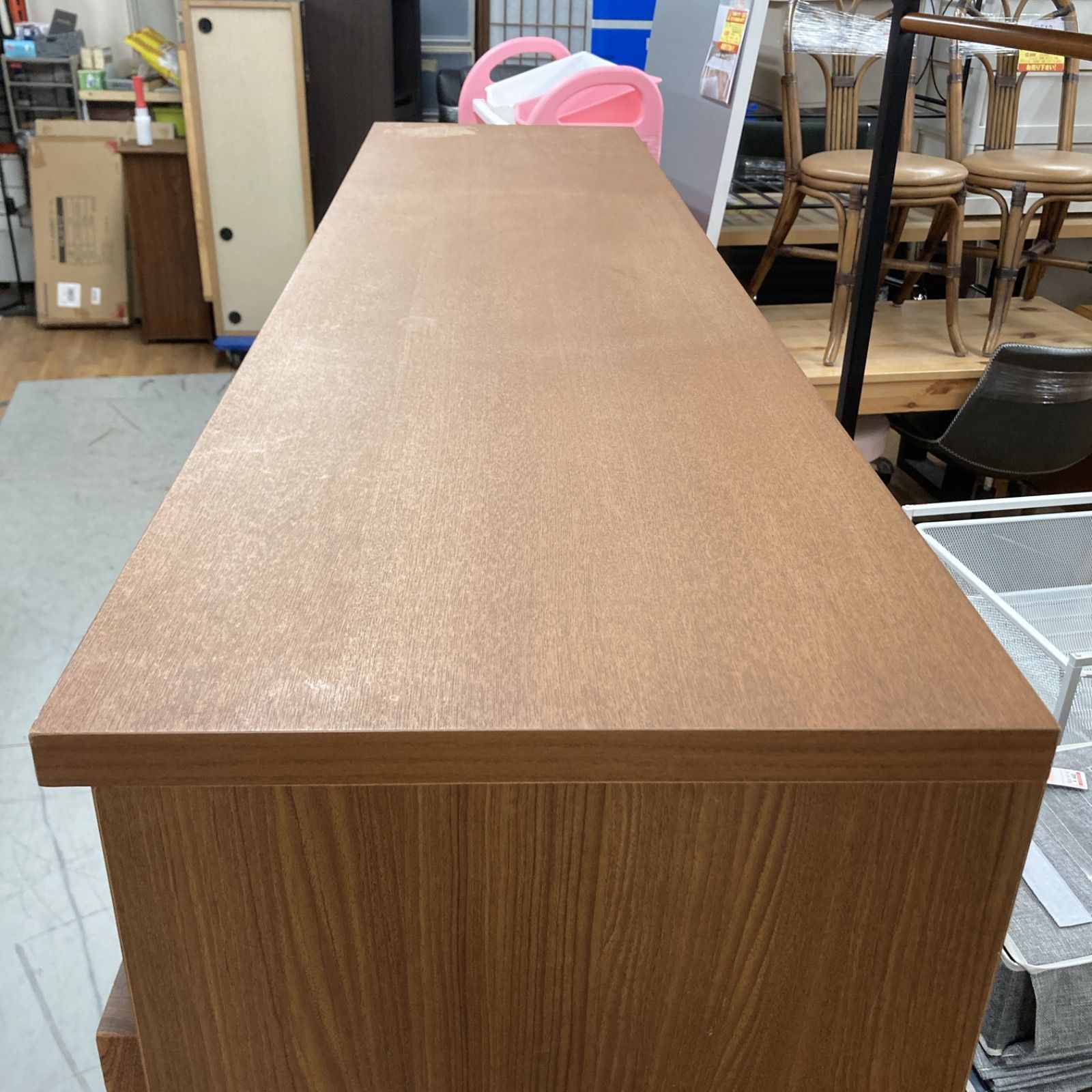 S222 ⭐ ローボード テレビ台 引出付き 幅159.5cm USED - メルカリ