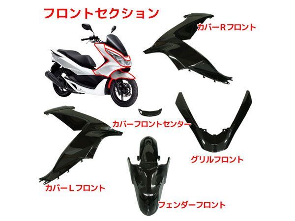 安い大人気JF56 純正 Ｒ，フロントカバー 新品 PCX125 右, サイドカバー KF18 PCX150 ライトカウル 取り寄せ ボディーカバー 各色対応可能 .K35 フロント