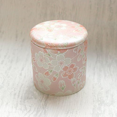 【特別セール】u003eピンクu003c 国産 ミニ骨壷2寸 桜ころも シリコンパッキン付分骨用骨壷 (ピンク)